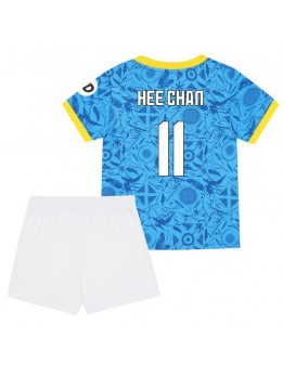 Billige Wolves Hee-chan Hwang #11 Tredjedraktsett Barn 2025-26 Kortermet (+ Korte bukser)